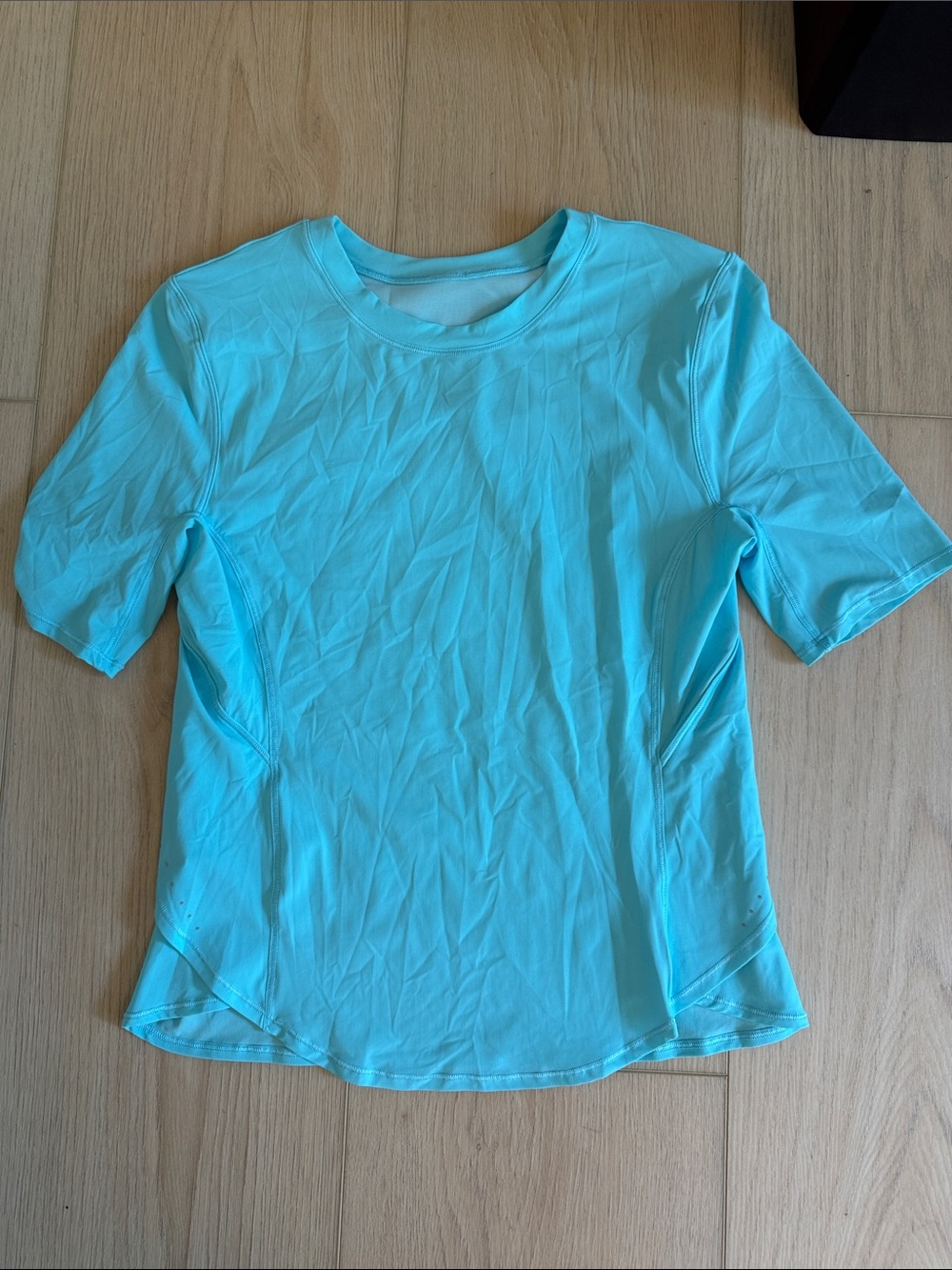 lululemon athletica Light Aqua Short-Sleeve Active Tee - Women